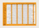 Hanne Darboven, "365 mal heute"