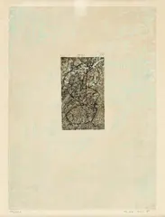 Zodiaque by Max Ernst, Farbradierung und Prägedruck auf Lana, sold Jun 2016