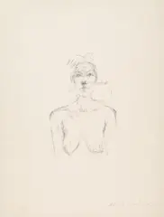 Bust II by Alberto Giacometti, Lithografie auf BFK RIVES (Wasserzeichen), sold Jun 2015