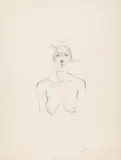 Bust II by Alberto Giacometti, Lithografie auf BFK RIVES (Wasserzeichen), sold Jun 2015