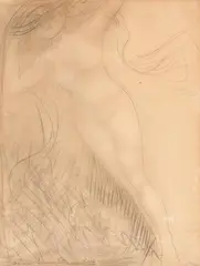 Auguste René Francois Rodin, Auktion 351, Los 742, Bleistiftzeichnung auf Papier