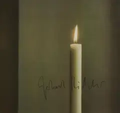 Kerze I by Gerhard Richter, 1988, Farboffset auf dünnem Papier, sold Jun 2015