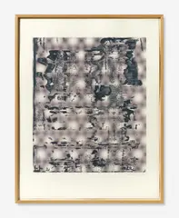 Gerhard Richter, Graphit, 2005, Serigrafie in vier Grautönen über Offsetdruck in Dunkelgrau und Grauviolett auf weißem Büttenkarton