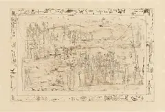 Flore et faune by Zao Wou-ki, Farbradierung auf ARCHES (Wasserzeichen), sold Jun 2015