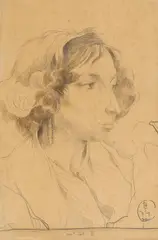 "nach Kobell II" by Horst Janssen, Blei- und Farbstift auf Papier, sold Jun 2015