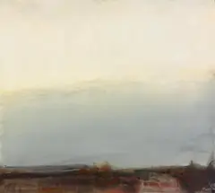 Ohne Titel (Landschaft) by Klaus Fußmann, Mischtechnik auf Bütten, sold Jun 2015