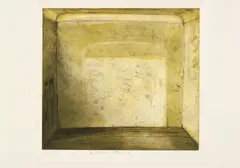 Interieur by Klaus Fußmann, Farbaquatinta auf Velin, sold Jun 2015