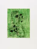 Georg Baselitz, Ohne Titel, Farbaquatinta auf Somerset England (Wasserzeichen)