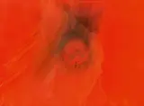 "rot, rot, rot" by Otto Piene, Mischtechnik (Feuergouache) auf Leinwand, sold Jun 2015