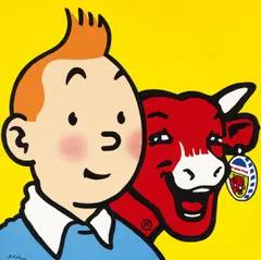 Antonio De Felipe, Tintin ammarillo, Acryl auf Leinwand