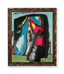 "Pokal" by Markus Lüpertz, Acryl auf Leinwand, sold Jun 2015