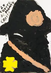 Le Comte de Monte Cristo by Jonathan Meese, Acryl auf strukturiertem Karton, sold Jun 2015