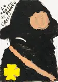 Jonathan Meese, Le Comte de Monte Cristo, Acryl auf strukturiertem Karton