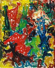 Ohne Titel by Markus Lüpertz, Öl auf Leinwand, sold Jun 2015