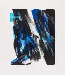 Ranfoss by Karl Otto Götz, Farblithografie auf BFK RIVES FRANCE (Wasserzeichen), sold Jun 2015