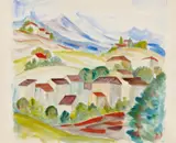 Hermann Hesse, Ohne Titel (Tessiner Landschaft)
