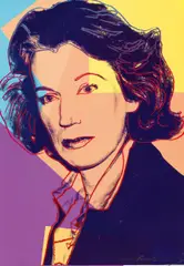 Andy Warhol, Mildred Scheel, 1980, Farbserigrafie mit Diamantenstaub auf Velin
