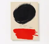 SKY ART by Otto Piene, Gouache auf büttenbezogenem Karton (Kassettendeckel), sold Jun 2015