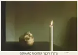 Gerhard Richter, Schädel mit Kerze, Farboffset auf leichtem Karton