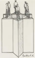 Ohne Titel by Stephan Balkenhol, Graphit auf Papier, sold Jun 2015