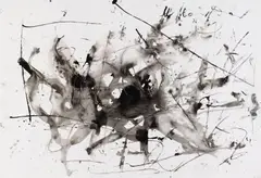 Ohne Titel by Hans Staudacher, Tusche auf Velin, sold Jun 2015