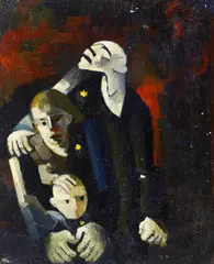 Horst Strempel, Ohne Titel, Öl auf Karton