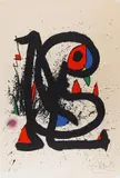 Mangeur de Foudre I by Joan Miró, Farblithografie auf Velin, sold Jun 2015