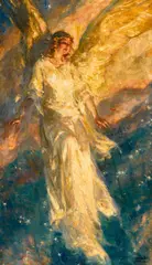 Engel by Carl von Marr, Öl auf Leinwand, sold Nov 2015