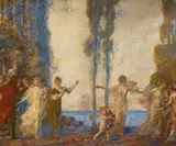 Carl von Marr, Reigen. Studie zur Gemälde-Serie in Schloß Stein, Farber Castell