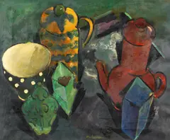Fritz Mühsam, Stillleben, Öl auf Leinwand