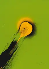 Ohne Titel by Otto Piene, Farbserigrafie auf Karton, sold Jun 2015