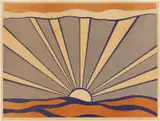 Roy Lichtenstein, Sunrise, Farbige Offsetlithographie auf Velin