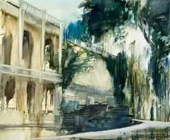 Ohne Titel by Matthias Meyer, Öl auf Leinwand, sold Jun 2015