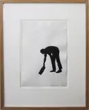 Liz Bachhuber, Ohne Titel, Schattenriß und Tusche auf Papier