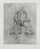 Georg Baselitz, Ohne Titel, Radierung auf Papier