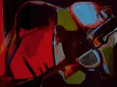 Masoud Biglari, Ohne Titel, Acryl auf Leinwand