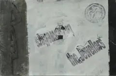 Ohne Titel (The Jewellers, Totenköpfe) by Walter Dahn, Mischtechnik und Abziehbilder auf Papier, sold Jun 2015