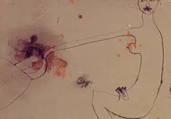 Inge Gutbrod, Ich will bei dir sein, Gouache auf Papier