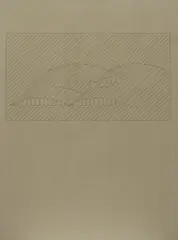 Erwin Heerich, Ohne Titel, Tusche auf Papier