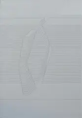 Erwin Heerich, Ohne Titel, Tusche auf Papier