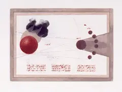 Alois Janák, Konstellation, Farbradierung auf Papier