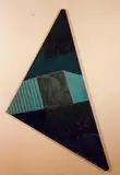 Halina Jaworski, Ohne Titel (Dreieck), Mischtechnik