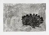 Per Kirkeby, Ohne Titel (Motiv 9), Radierung auf Papier