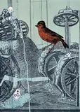 Daniel Richter, Untitled (Grafik Serie 4/4), Hochdruck auf Papier
