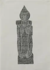 Sabine Kramer, Ohne Titel, Kohle und Bleistift auf Papier