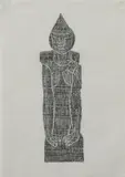 Sabine Kramer, Ohne Titel, Kohle und Bleistift auf Papier