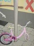 Christian Manuel Dünow, Fahrrad (Nr. 9), Acryl auf Leinwand