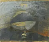 Julia Lohmann, Ohne Titel, Öl auf Fotokopie