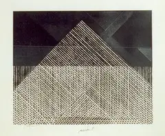 Ohne Titel by Heinz Mack, Rasterfarblithografie auf Karton, sold Jun 2015