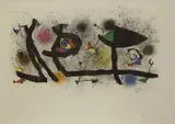 Ohne Titel by Joan Miró, Farblithografie auf Papier, sold Jun 2015